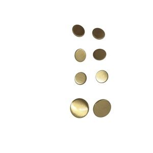 Blazer Buttons Replacement Set Unisex Gold Tone 2‎ Front 6 Sleeve
